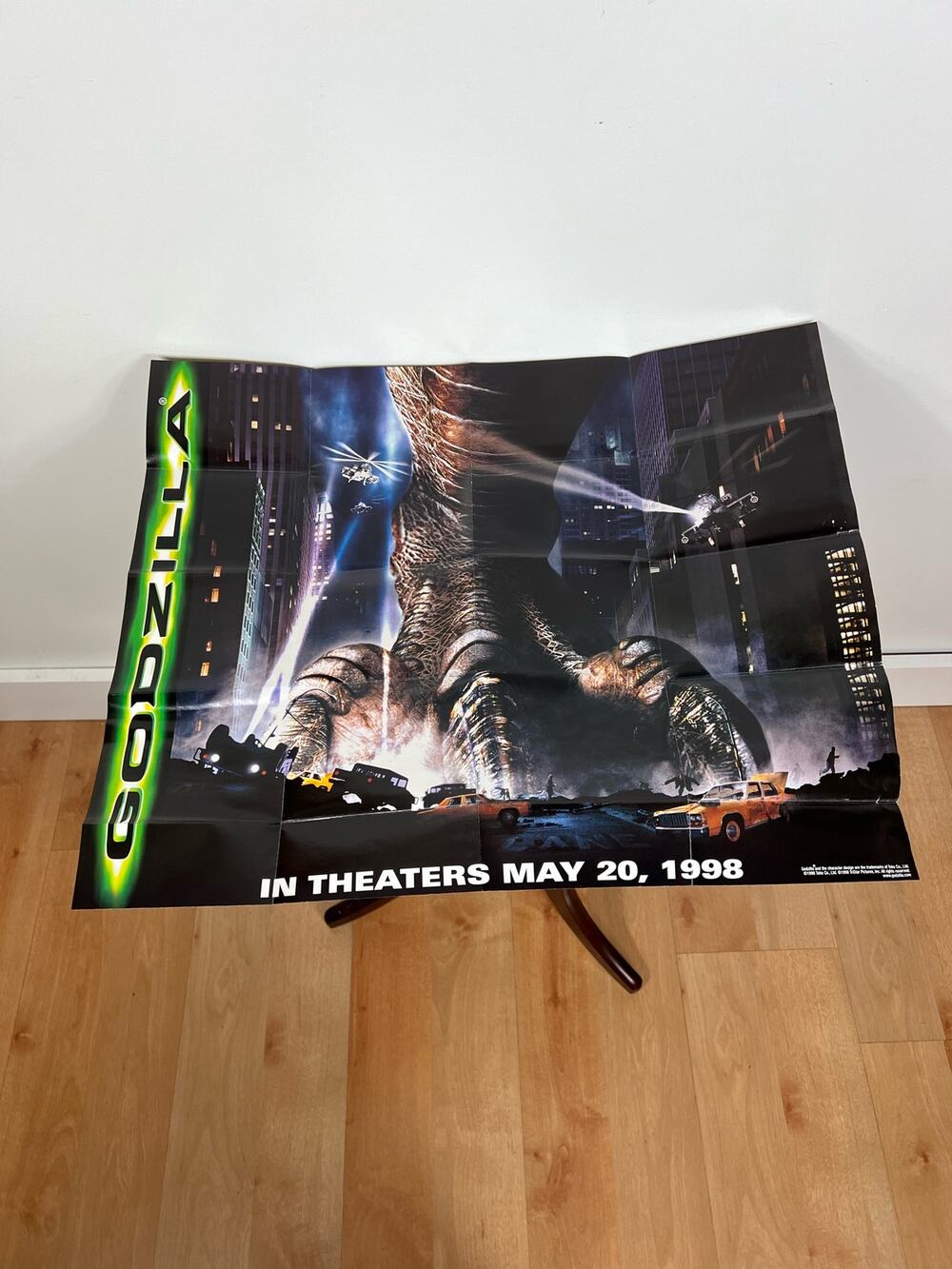 Mint condition Godzilla Terror in Times Square1998 Movie Poster